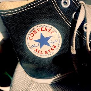 Vintage Converse High Tops in Black